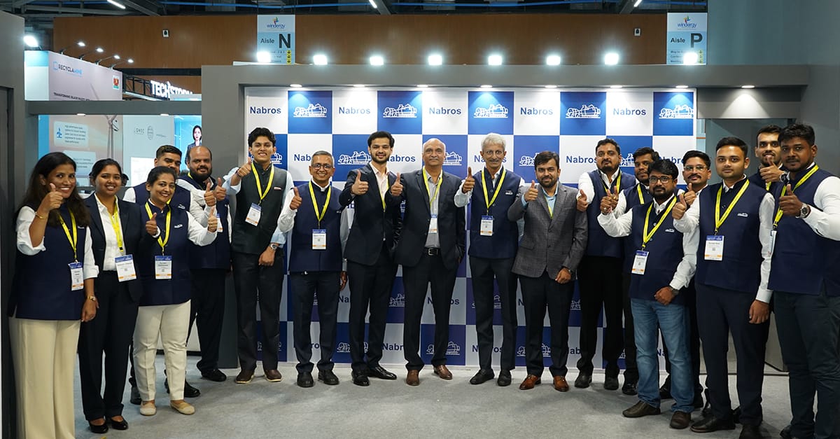 Nabros at Windergy India 2026: End-to-End Wind Component Logistics and a Strategic Partnership with Sangreen